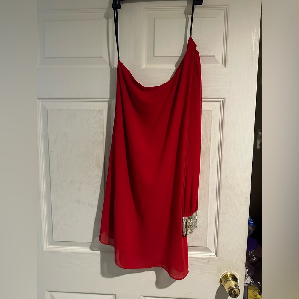 Red dress